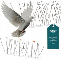 Sillar nerūsējošā tērauda baložu putnu smailes, 25cm cena un informācija | Dārza instrumenti | 220.lv