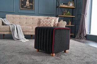 Pouffe Mona Puf - Black цена и информация | Кресла-мешки и пуфы | 220.lv