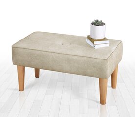 Pouffe Square - Cream цена и информация | Кресла-мешки и пуфы | 220.lv