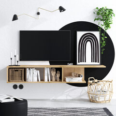 ТВ столик Asir Pan DEC0069, коричневый цена и информация | Тумбы под телевизор | 220.lv