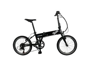 Elektriskais salokamais velosipēds Blaupunkt Carl 300, melns + Velosipēda stūres soma цена и информация | Электровелосипеды | 220.lv
