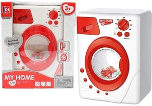 Rotaļlietu veļas mašīna ar skaņu, balta/sarkana cena un informācija | Rotaļlietas meitenēm | 220.lv