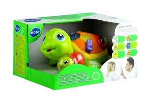Krāsu interaktīvais bruņurupucis ar gaismas spēli cena un informācija | Attīstošās rotaļlietas | 220.lv