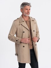 пальто - темно-бежевый c269 125064-7 цена и информация | Мужские пальто | 220.lv