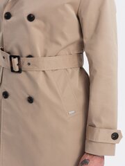 пальто - темно-бежевый c269 125064-7 цена и информация | Мужские пальто | 220.lv