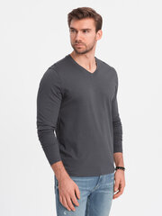 Krekls vīriešiem Ombre Clothing, pelēks cena un informācija | Vīriešu T-krekli | 220.lv