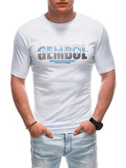 футболка s1921 - белая 125119-7 цена и информация | Мужские футболки | 220.lv