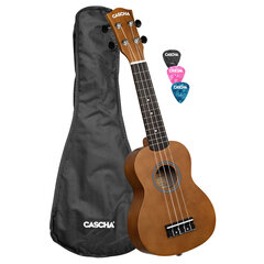 Soprāna ukulele Cascha Linden EH 3953 cena un informācija | Ģitāras | 220.lv