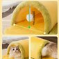 Rotaļu tunelis kaķiem ar gultu, 67 x 67 cm cena un informācija | Rotaļlietas kaķiem | 220.lv