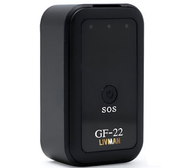 Mini GPS izsekotājs LIVMAN GF-22 cena un informācija | Mobilo telefonu aksesuāri | 220.lv
