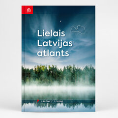 Lielais Latvijas atlants цена и информация | Путеводители, путешествия | 220.lv