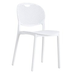 Ēdamistabas krēsls, balts cena un informācija | Virtuves un ēdamistabas krēsli | 220.lv