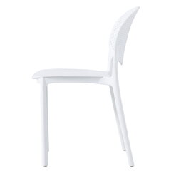 Обеденный стул, белый цена и информация | Стулья для кухни и столовой | 220.lv