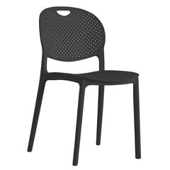 Ēdamistabas krēsls, melns cena un informācija | Virtuves un ēdamistabas krēsli | 220.lv