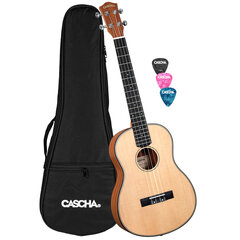 Baritona ukulele Cascha Spruce Solid Top HH 2244 cena un informācija | Ģitāras | 220.lv