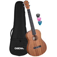 Baritona ukulele Cascha Mahogany HH 2243 cena un informācija | Ģitāras | 220.lv