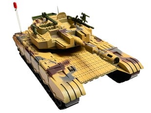 Большой военный танк moro Abrams battle tank movable turret цена и информация | Игрушки для мальчиков | 220.lv