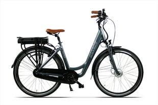 Elektriskais velosipēds Wagner Algau 28", pelēks + Velosipēda stūres soma cena un informācija | Elektrovelosipēdi | 220.lv