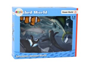 Jūras dzīvnieku figūriņu komplekts, 5 gab. cena un informācija | Rotaļlietas zēniem | 220.lv