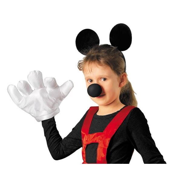 Miki peles kostīma cimdi цена и информация | Karnevāla kostīmi, maskas un parūkas | 220.lv