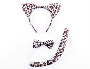 Гепард леопард кошка костюм оголовье хвост летать цена и информация | Карнавальные костюмы, парики и маски | 220.lv