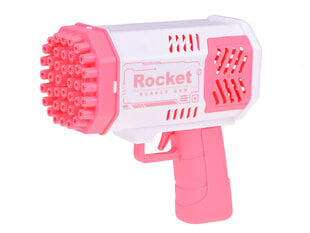Ziepju burbuļu pistoles komplekts, rozā cena un informācija | Ūdens, smilšu un pludmales rotaļlietas | 220.lv