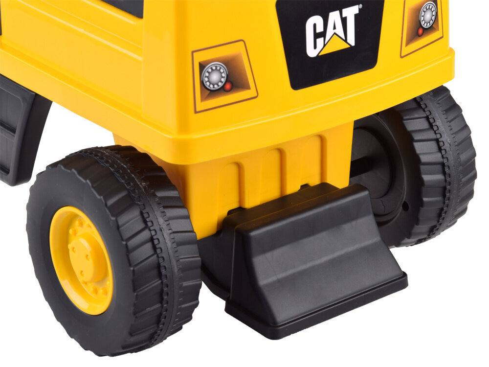 Rotaļu ekskavators Cat ar kustīgu kausu, dzeltens cena un informācija | Rotaļlietas zēniem | 220.lv