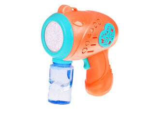 Ziepju burbuļu pistole Bubble Gun, oranža cena un informācija | Ūdens, smilšu un pludmales rotaļlietas | 220.lv