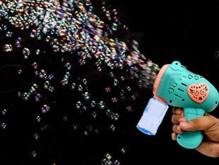 Ziepju burbuļu pistole Bubble Gun, zila cena un informācija | Ūdens, smilšu un pludmales rotaļlietas | 220.lv