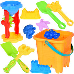 Набор игрушек для песка с различными аксессуарами цена и информация | Игрушки для песка, воды, пляжа | 220.lv