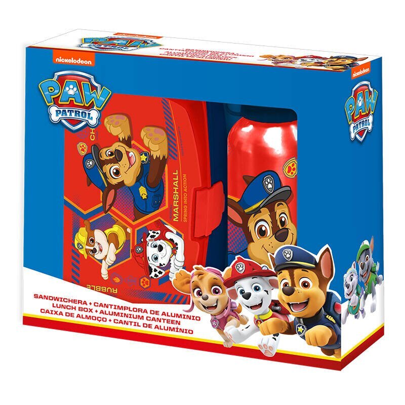 Paw Patrol KiDS pusdienu kaste un ūdens pudele cena un informācija | Trauki pārtikas uzglabāšanai | 220.lv