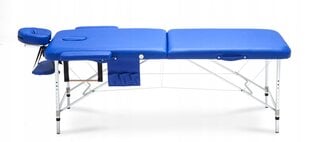 Masāžas galds Bodyfit, 195x70 cm, zils cena un informācija | Masāžas piederumi | 220.lv