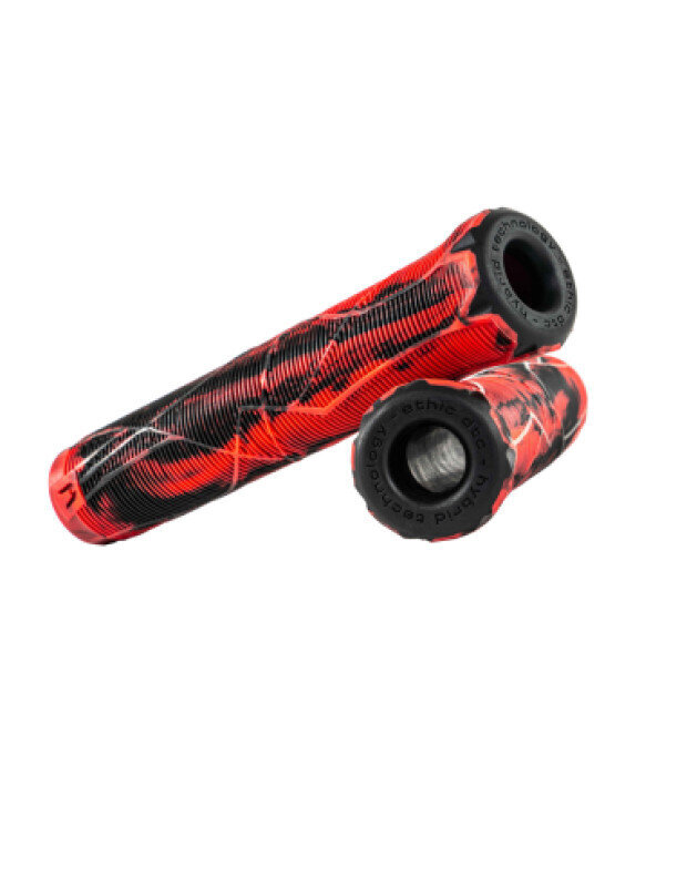 Rokturi Ethic Slim Grips Red, 160 mm cena un informācija | Velo rokturi | 220.lv