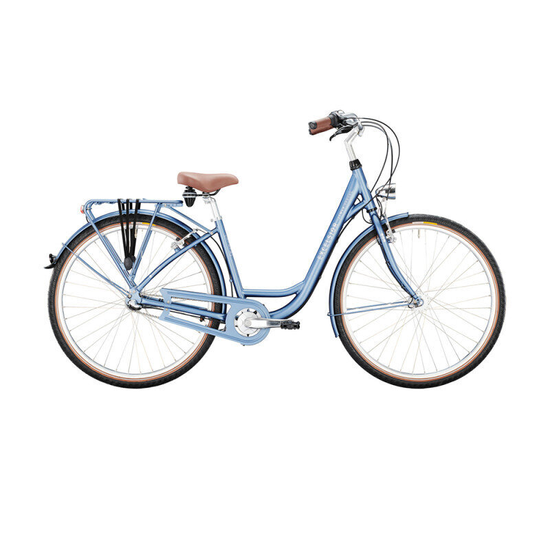 Sieviešu velosipēds Excelsior Swan Urban, 26", zils/pelēks цена и информация | Velosipēdi | 220.lv