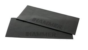Aizsargājošs grīdas paklājiņš Hammer, 70x30cm, 2 gab, melns cena un informācija | Piederumi un aksesuāri trenažieriem | 220.lv