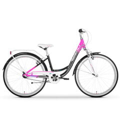 Pilsētas velosipēds Tabou Queen Nexus 2024, 26", melns/rozā cena un informācija | Velosipēdi | 220.lv