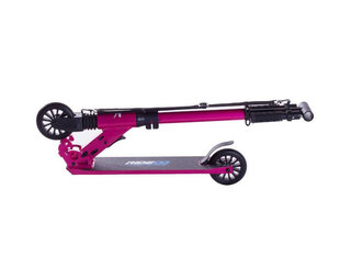 Skrejritenis Rideoo 120 City Scooter LED Sols, rozā/melns cena un informācija | Skrejriteņi | 220.lv