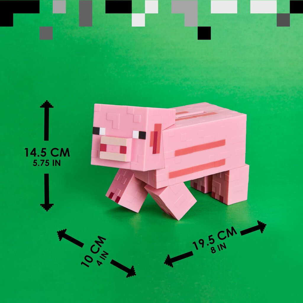 Minecraft Pig Money Bank цена и информация | Datorspēļu suvenīri | 220.lv