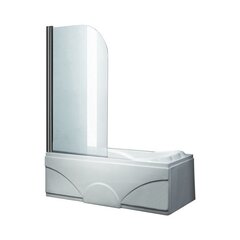 Stikla siena vannas istabai ELP-642 universāls, 1550x800 cena un informācija | Piederumi vannām un dušas kabīnēm | 220.lv