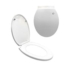 Lēni nolaižams tualetes pārsegs EF-8011SD cena un informācija | Piederumi tualetes podiem un bidē | 220.lv