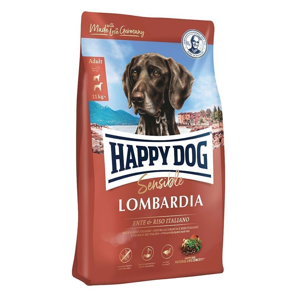 Happy Dog Supreme Lombardia pieaugušiem suņiem, 11 kg цена и информация | Sausā barība suņiem | 220.lv