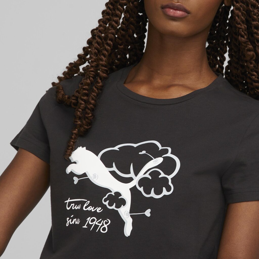 Krekls sievietēm Puma, melns цена и информация | T-krekli sievietēm | 220.lv