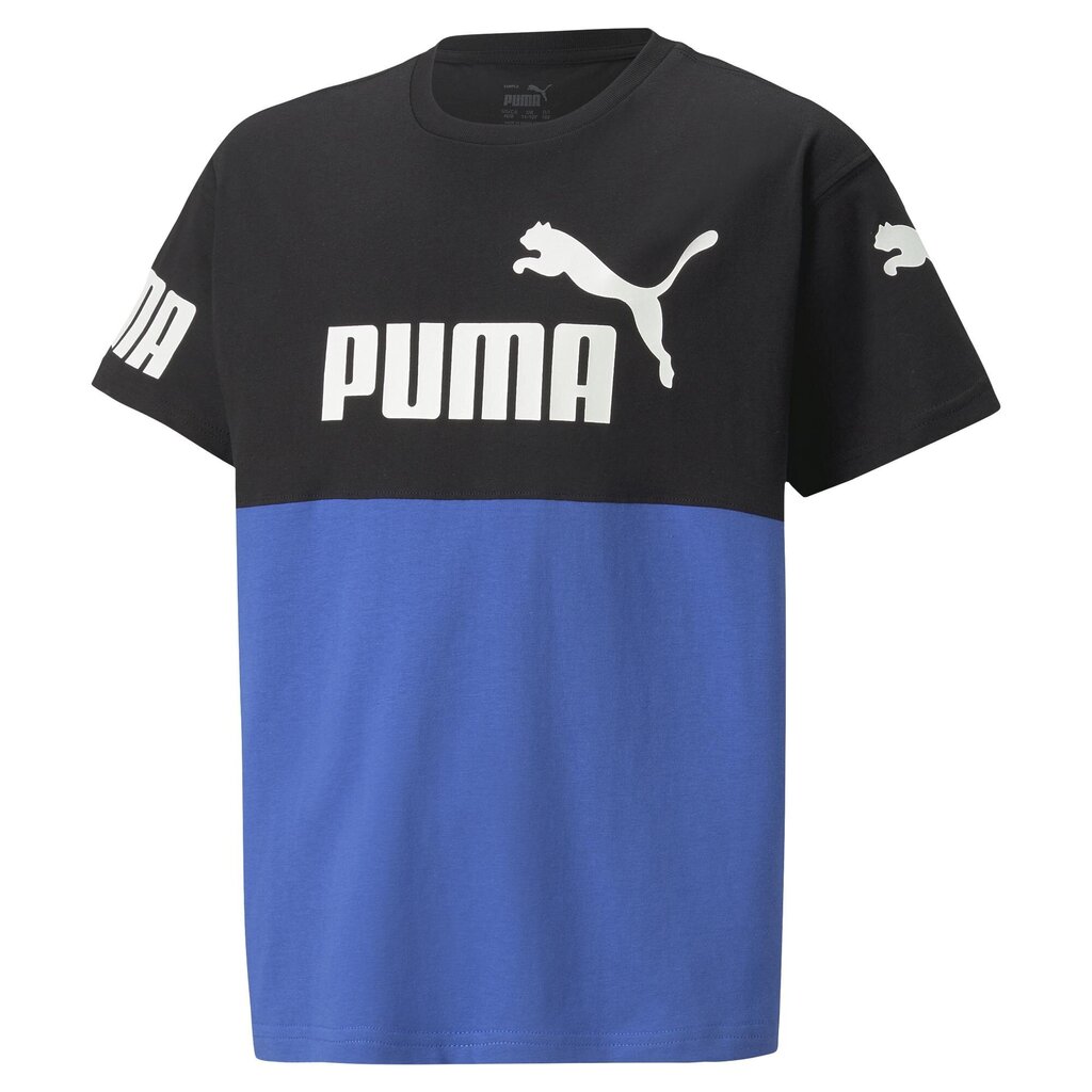 T-krekls zēniem Puma, melns цена и информация | Zēnu krekli | 220.lv