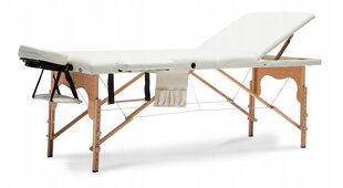 Masāžas galds Bodyfit XXL 3, 195x70 cm, balts цена и информация | Аксессуары для массажа | 220.lv