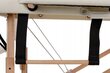 Masāžas galds Bodyfit XXL 3, 195x70 cm, balts cena un informācija | Masāžas piederumi | 220.lv