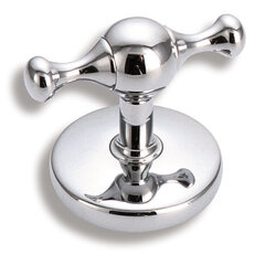 Вешалка с двумя крючками NOV I 6156.0 (310010) цена и информация | Аксессуары для ванной комнаты | 220.lv