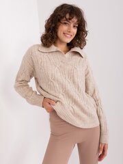 Džemperis sievietēm, bēšs cena un informācija | Sieviešu džemperi | 220.lv
