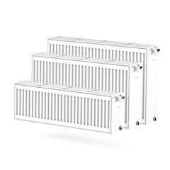 Tērauda radiators T33xH600xL1400 K sānu savienojumam cena un informācija | Apkures radiatori | 220.lv