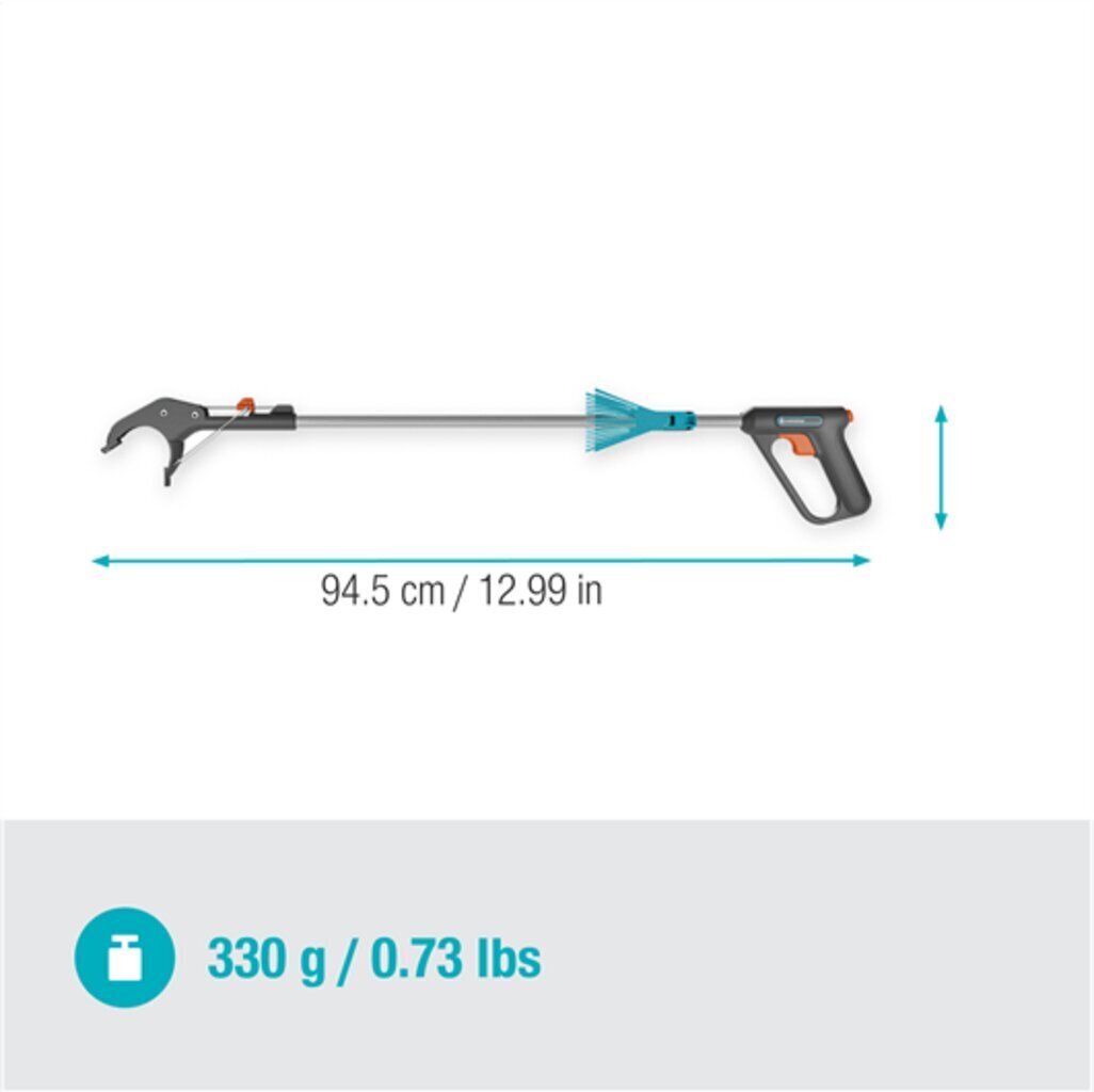 Daudzfunkcionāls atkritumu savācējs Gardena 4 in 1 11700-20 cena un informācija | Dārza instrumenti | 220.lv