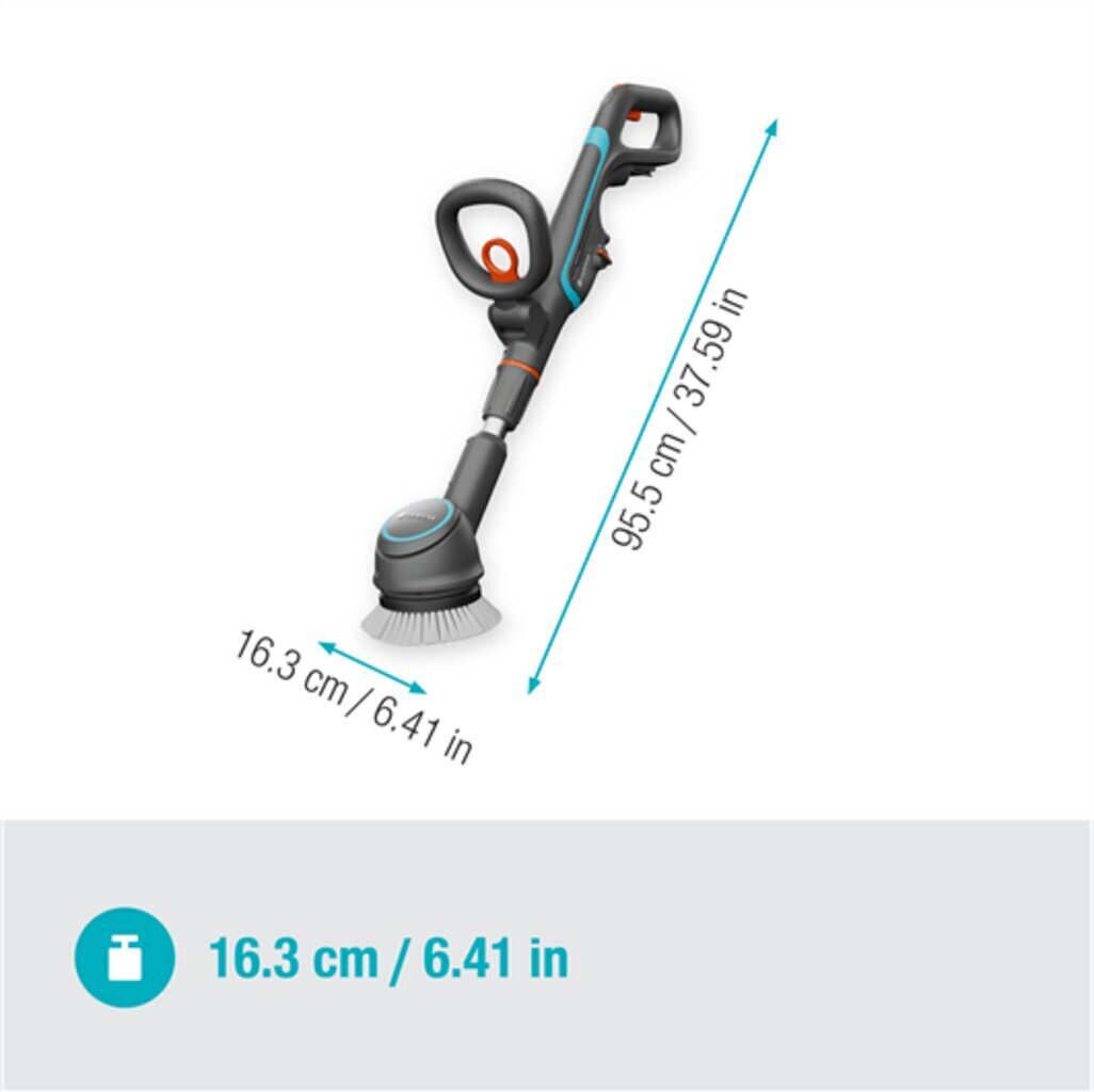 Virsmu tīrīšanas instruments Gardena Compact Solo 970720801 cena un informācija | Lapu pūtēji, zaru smalcinātāji, slaucīšanas iekārtas | 220.lv